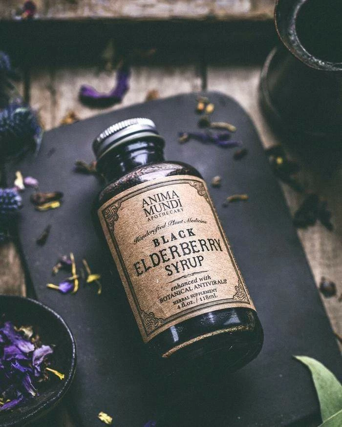 Anima Mundi Herbals Herbs & Tinctures Anima Mundi - Black Elderberry Syrup 4oz 8 Anima Mundi Herbals Herbs & Tinctures Anima Mundi - Black Elderberry Syrup 4oz
