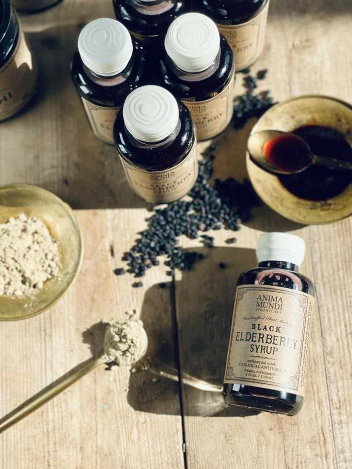 Anima Mundi Herbals Herbs & Tinctures Anima Mundi - Black Elderberry Syrup 4oz 4 Anima Mundi Herbals Herbs & Tinctures Anima Mundi - Black Elderberry Syrup 4oz