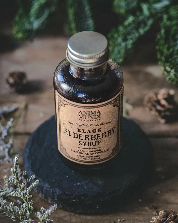 Anima Mundi Herbals Herbs & Tinctures Anima Mundi - Black Elderberry Syrup 4oz 9 Anima Mundi Herbals Herbs & Tinctures Anima Mundi - Black Elderberry Syrup 4oz