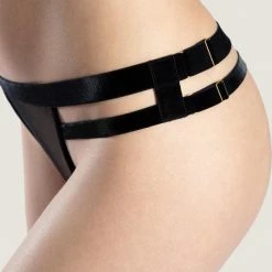 Aubade - Lines Of Velour Bra And Panty Set