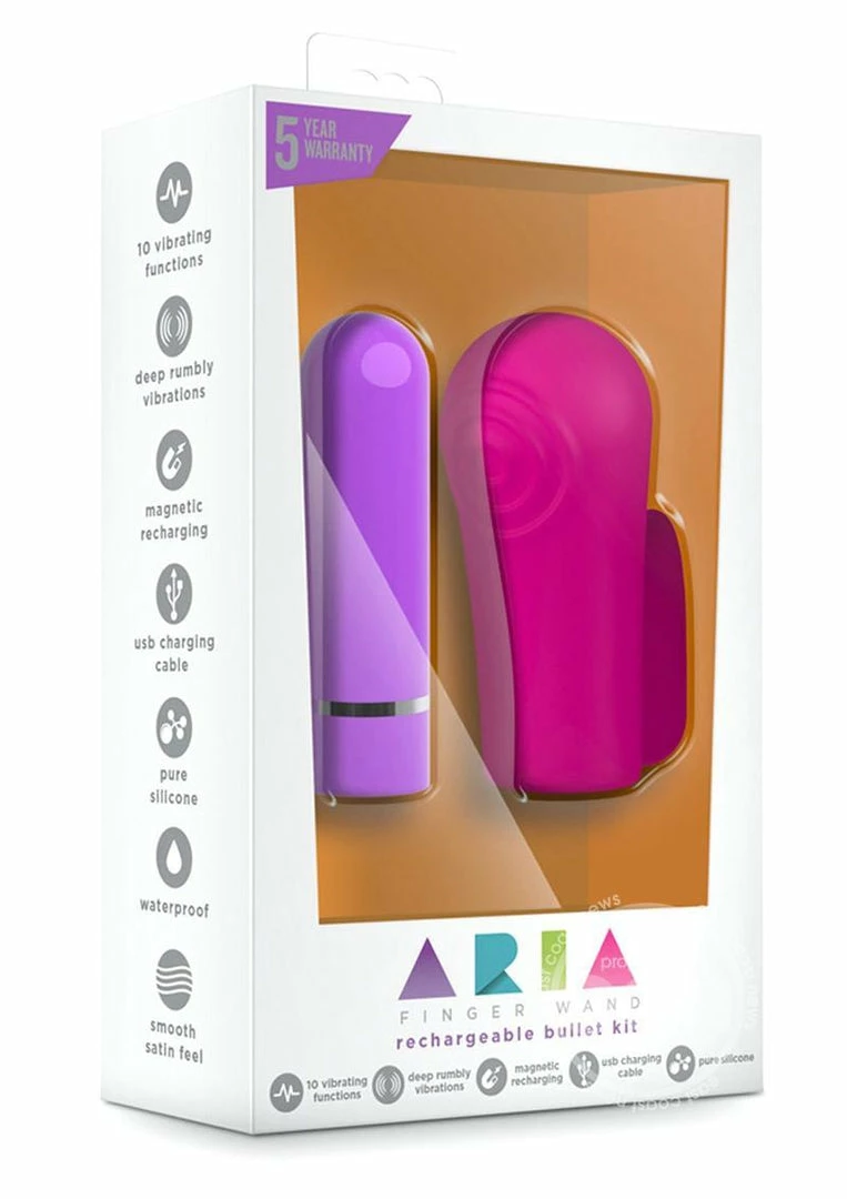 Blush - Aria Finger Wand 3 Blush - Aria Finger Wand