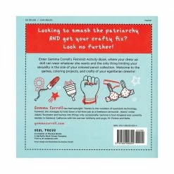Books/Coloring Books Adult Games, Journals + Coloring Books Feminist Activity Book