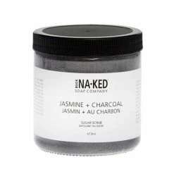 Buck Naked Soap Company - Jasmine + Charcoal Sugar Scrub