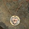 Buffalo Girls Salvage - Mom Heart Rose Gold Necklace Jewelry + Wearables 1 Buffalo Girls Salvage - Mom Heart Rose Gold Necklace Jewelry + Wearables