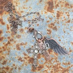 Jewelry + Wearables Buffalo Girls Salvage - Blessed Treasure Charm Necklace