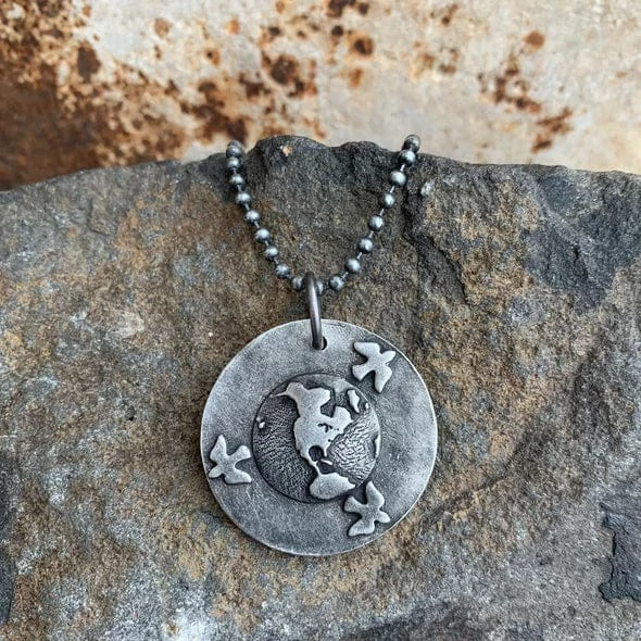 Buffalo Girls Salvage - Double Sided Necklace : Be The Change Jewelry + Wearables 3 Buffalo Girls Salvage - Double Sided Necklace : Be The Change Jewelry + Wearables