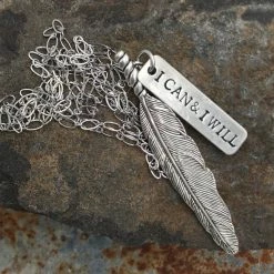 Buffalo Girls Salvage - Wandering Feather Necklace Jewelry + Wearables