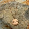 Jewelry + Wearables Buffalo Girls Salvage - Breathe Hand Stamped Copper Necklace