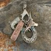Buffalo Girls Salvage - Fearless Treasure Necklace - Western Jewelry - Longhorn