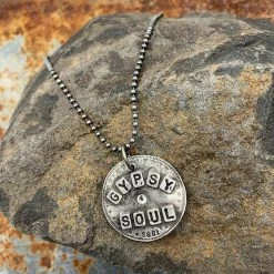 Buffalo Girls Salvage - Gypsy Soul Pewter Pendant Necklace Jewelry