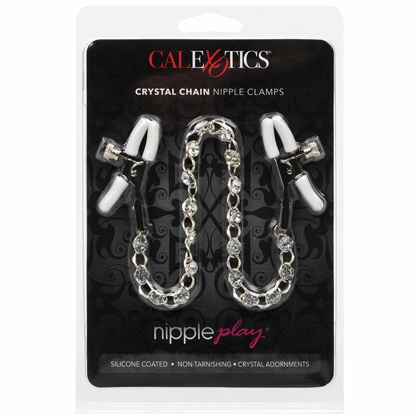 Kink + BDSM Cal Exotics - Crystal Chain Nipple Clamps 4 Kink + BDSM Cal Exotics - Crystal Chain Nipple Clamps