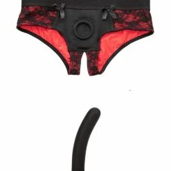 Cal Exotics Dildos Scandal - Crotchless Pegging Panty Set