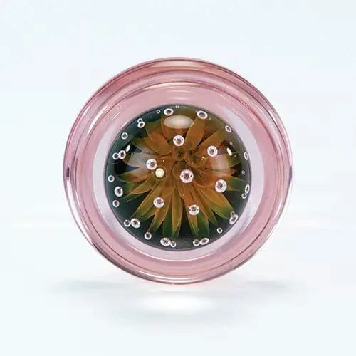 Anal Play Crystal Delights - Pink Flower Plug 4 Anal Play Crystal Delights - Pink Flower Plug