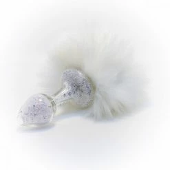 Crystal Delights - Magnetic Sparkle Bunny Tail Plug