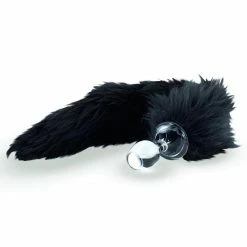 Crystal Delights - Faux Fur Minx Tail Plug Anal Play