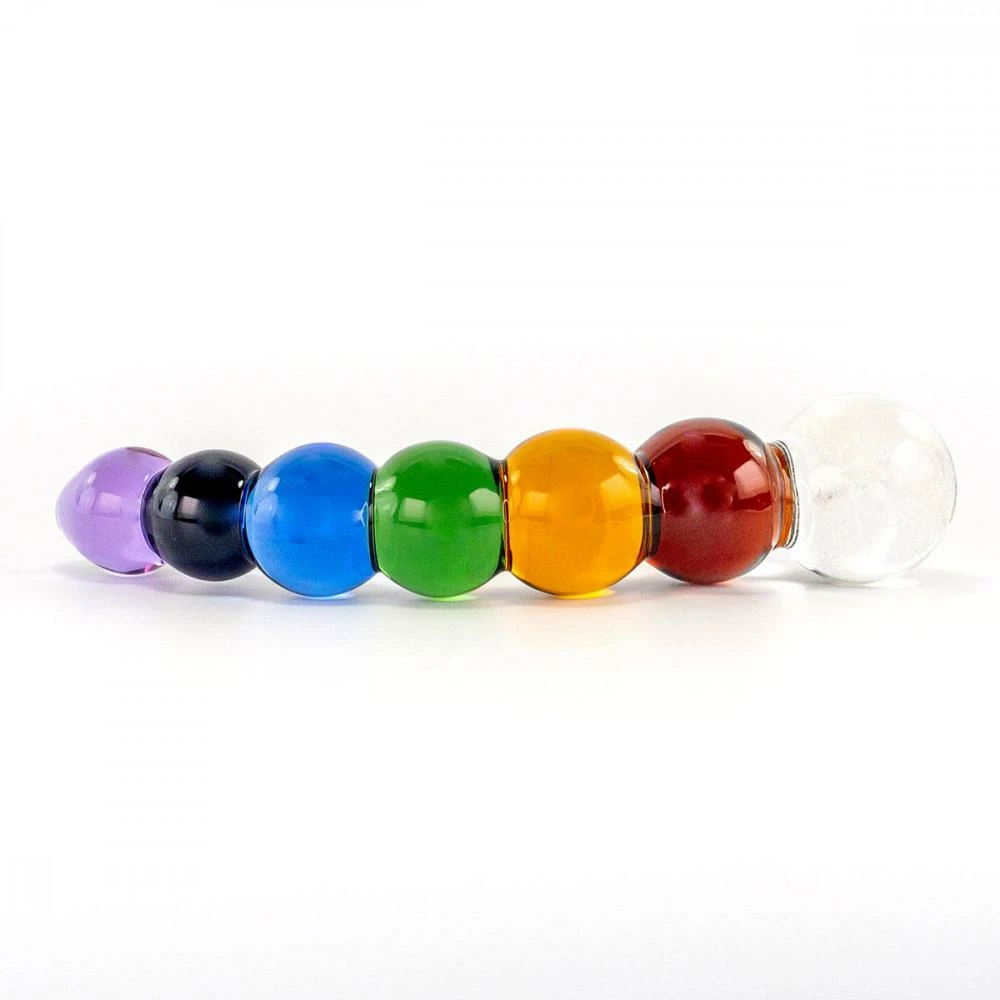 Crystal Delights - Rainbow Bubble Dildo 3 Crystal Delights - Rainbow Bubble Dildo