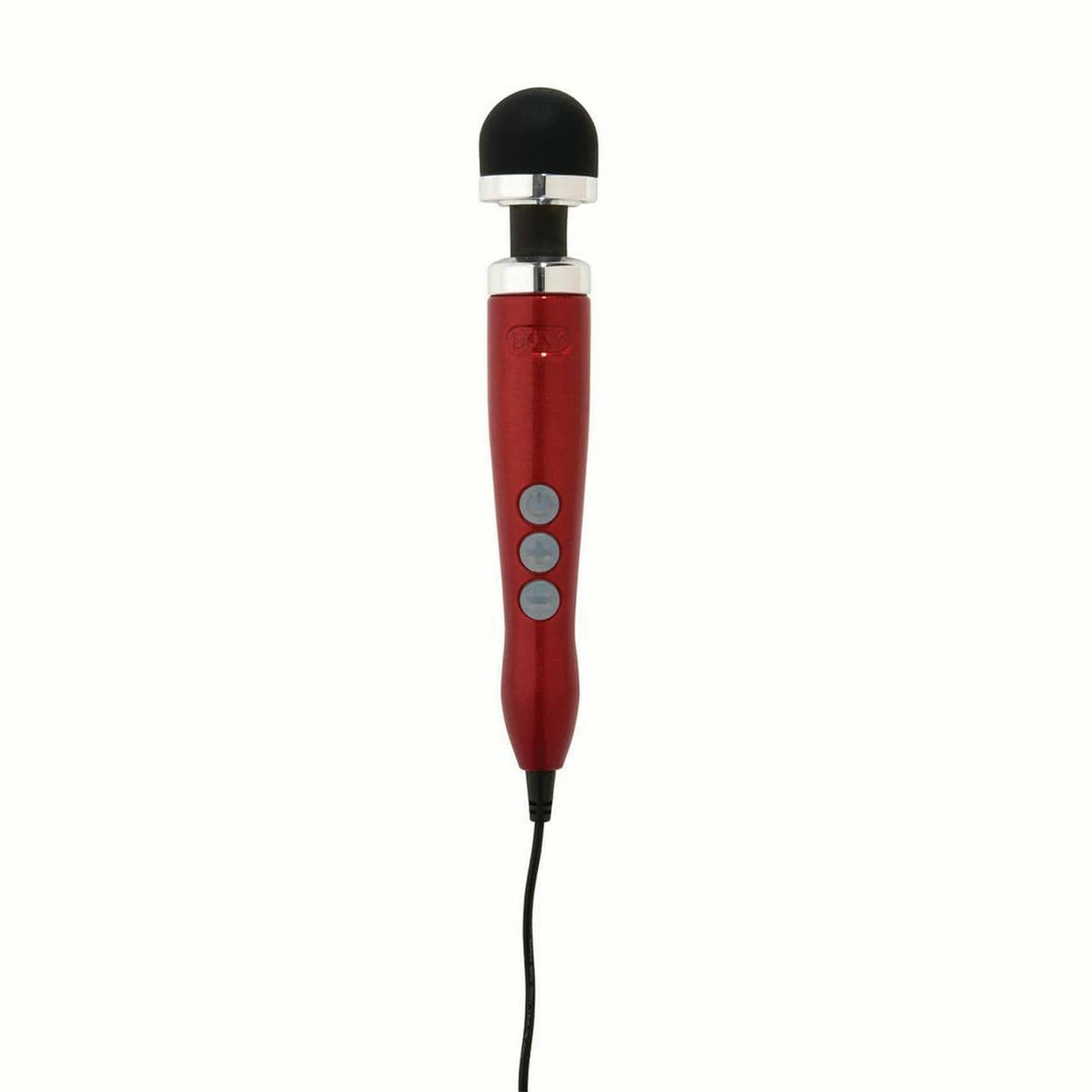 Doxy Die Cast 3 Wand Body Massager, Red Wands 3 Doxy Die Cast 3 Wand Body Massager, Red Wands