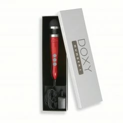 Doxy Die Cast 3 Wand Body Massager, Red Wands