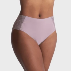 Evelyn & Bobbie - High Waist Retro Bikini - Amethyst Lace