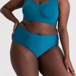 Evelyn & Bobbie - High Waist Retro Bikini - Lagoon