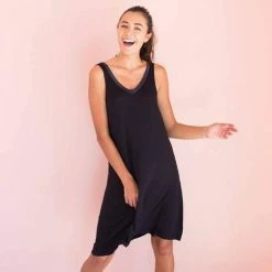 Faceplant Dreams - Bamboo V-Neck Nightshirt