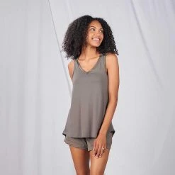 Faceplant Dreams - Bamboo Double-V Tank