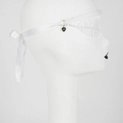 Kink + BDSM Fraulein Kink - White Wedding Blindfold