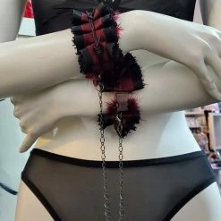 Fraulein Kink - Couture Maribou Handcuffs Lingerie Accessories