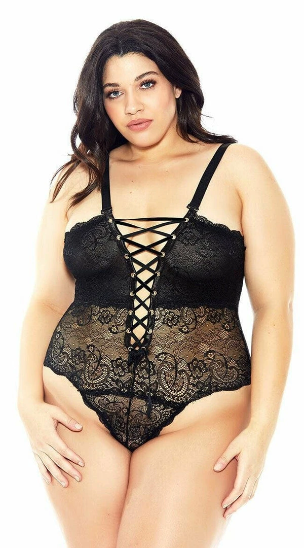 Glitter - Reversible Lace Teddy Lingerie 3 Glitter - Reversible Lace Teddy Lingerie