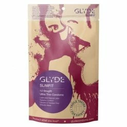 Safer Sex Glyde Slimfit Condoms 12PK