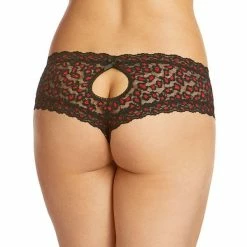 Hanky Panky Cheeky Hipster - Cross Dye - Red Black Leopard