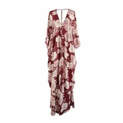 Jennafer Grace - Bordeaux Caftan & Palazzo Pant Set
