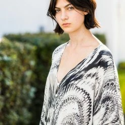 Jennafer Grace - Marble Tunic Caftan & Palazzo Pant Set 14 Jennafer Grace - Marble Tunic Caftan & Palazzo Pant Set