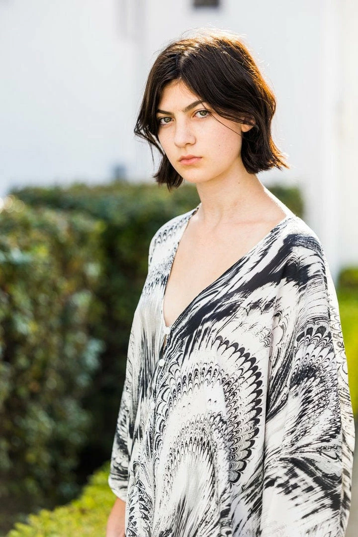 Jennafer Grace - Marble Tunic Caftan & Palazzo Pant Set 8 Jennafer Grace - Marble Tunic Caftan & Palazzo Pant Set