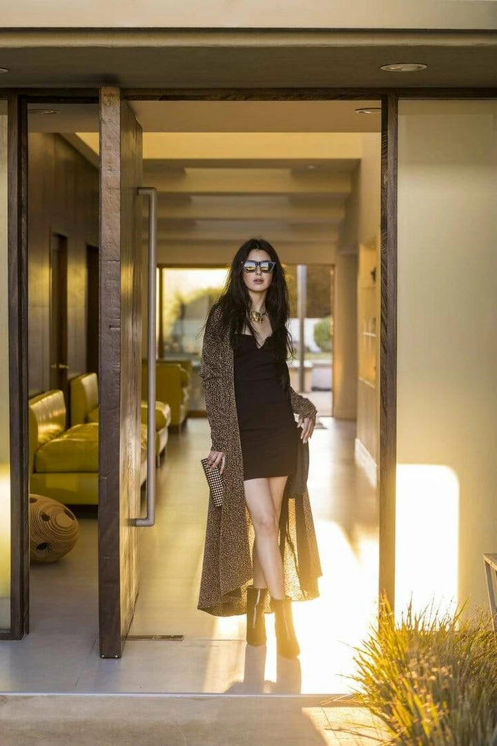 Outerwear Jennafer Grace - Oro Leopard Yoga Duster 4 Outerwear Jennafer Grace - Oro Leopard Yoga Duster