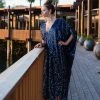 Outerwear Jennafer Grace - Midnight Sequined Caftan 2 Outerwear Jennafer Grace - Midnight Sequined Caftan