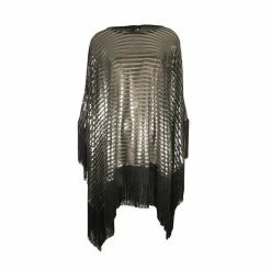 Jennafer Grace - Platinum Sequin Disco Poncho Outerwear 18 Jennafer Grace - Platinum Sequin Disco Poncho Outerwear