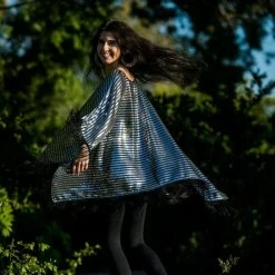 Jennafer Grace - Platinum Sequin Disco Poncho Outerwear 15 Jennafer Grace - Platinum Sequin Disco Poncho Outerwear