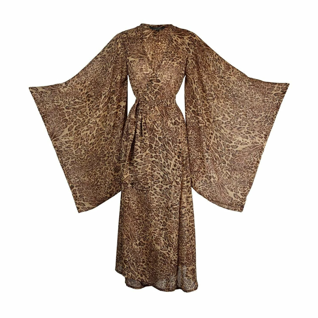 Jennafer Grace - Lena Leopard Kimono Dresses + Caftans 3 Jennafer Grace - Lena Leopard Kimono Dresses + Caftans