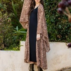 Jennafer Grace - Lena Leopard Kimono Dresses + Caftans 15 Jennafer Grace - Lena Leopard Kimono Dresses + Caftans