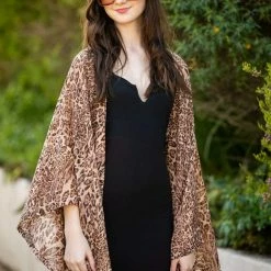 Jennafer Grace - Lena Leopard Kimono Dresses + Caftans 12 Jennafer Grace - Lena Leopard Kimono Dresses + Caftans