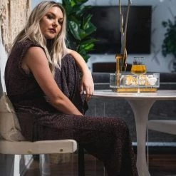 Dresses + Caftans Jennafer Grace - Amethyst Palazzo Pant With Pockets