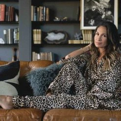 Jennafer Grace - Leopard Paglamas Loungewear + Pajamas