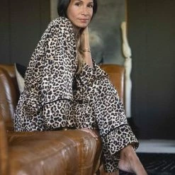 Jennafer Grace - Leopard Paglamas Loungewear + Pajamas