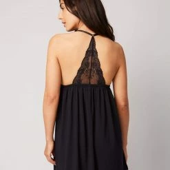 Journelle - Emma Chemise, Noir Lingerie