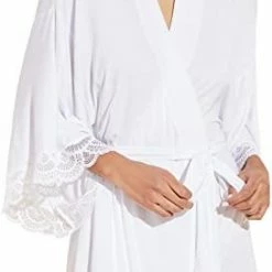 Journelle - Charlotte Short Silk Robes Boudoir Robes