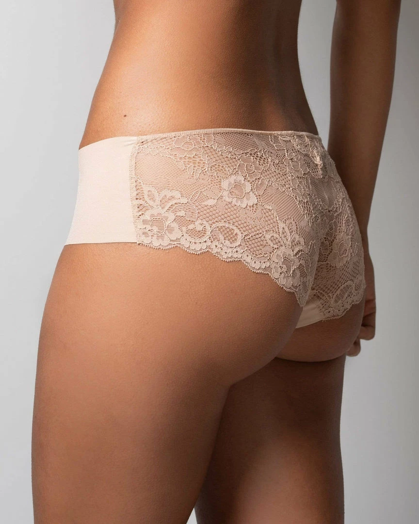 Lingerie Journelle - Estelle Cotton Hipster - Blush 3 Lingerie Journelle - Estelle Cotton Hipster - Blush