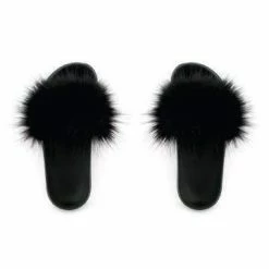 Knotty Accessories Knotty - Faux Fur Slides 9 Knotty Accessories Knotty - Faux Fur Slides