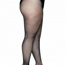 Leg Avenue - Micro Net Strappy Waist Crotchless Tights Plus Size Lingerie Accessories