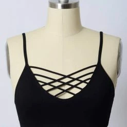 Leto - Interwoven Strappy Front Bralette